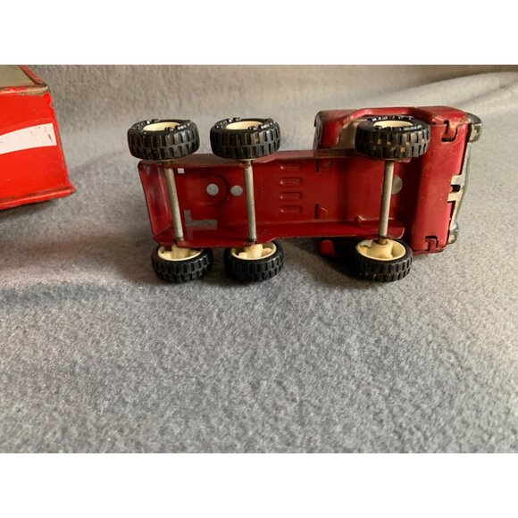 Coca-Cola Metal Tin Toy Japan Vintage Buddy L Semi-Truck Metal - Picture 10 of 12